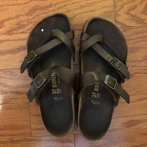Golden Brown Birkenstocks